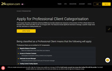 24Option Professional Client