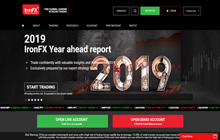 IronFX Forex Homepage